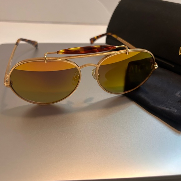 Wildfox Sunglasses Tortoise Goldie AviatorsEUC